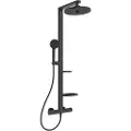 Ideal standard Alu+ brusesystem m/term. Ø260 mm, Silk Black