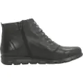 Fluchos for woman. F0356_SUGA_2NEG Leather Ankle Boots Susan F0356 black (39), 1 to 3 cm, Zip, Casual