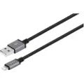 Moshi - Lightning-kabel - Lightning hann til USB hann - 3 m - svart