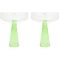 Brut Homeware Brut HomewareCoupe Claude 2-pakningTransparentVinglassFra Homeroom