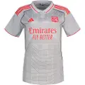 Adidas Olympique De Lyon 25/26 Tredje Kvinners T-skjorte Med Korte Ermer