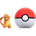 Jazwares CLIP N GO CHARMANDER WITH POKE BALL