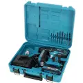 Dedra elektroverktøy Dedra DED7042 skrutrekker +2XDED7032+DED7038+9 stk tilbehør