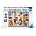 Ravensburger Disney Multicharacter Puslespill 100 biter XXL,