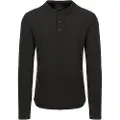 Superdry Waffle Henley Langarmet T-skjorte