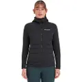 Montane F Composite Hoodie, dunjakke, dame, svart