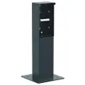 Niko-Servodan Hydro garden post with 2 functions including mounting flange, black