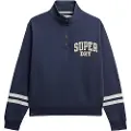 Superdry Athletic Applique Genser Med Halv Glidelås