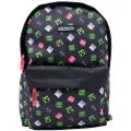 Euromic Minecraft Ryggsekk Svart 43x31x13cm, 17L