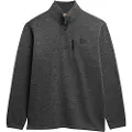 Superdry for man. M2014257A Storm Fleece Half Zip Sweater dark grey (XL), Casual, Polyester