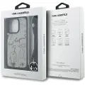 Karl Lagerfeld Crossbody Grained Pattern & Logo Iphone 16 Pro Telefondeksel