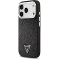 GUESS Glitter Triangle Logo Magsafe Iphone 17 Pro Telefondeksel