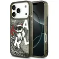 Karl Lagerfeld Liquid Glitter Choupette Logo Magsafe Iphone 17 Pro Max Telefondeksel