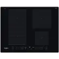 Whirlpool iXelium WF S2765 NE/IXL - Induksjonskomfyrtopp - 4 plater - Nisje - bredde: 56 cm - dybde: 48 cm - svart