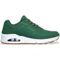 SKECHERS for man. 52458 Trainers Uno Stand On Air green (45), Flat, Laces, Casual