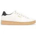 Blauer for man. S5GRANT01 Grant 01 white leather trainers (45), Flat, Laces, Casual