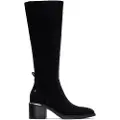 Carmela for woman. 16264602-NEGRO Leather boots 162646 black (40), 3 to 5 cm, Split Leather, Casual