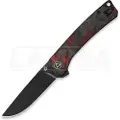 QSP Knife Osprey Linerlock G10/CF foldekniv
