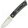 Reate Tribute foldekniv, white storm fat carbon