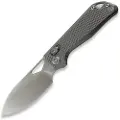 Kunwu Knives Pulsar - Diamond Texture Ti - Satin foldekniv