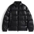 Tommy Hilfiger for man. MW0MW40617 Quilted Jacket Glossy black (L), Casual, Recycled Polister, Sustainable