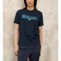 Blauer for man. 25SBLUH02192 Ernst navy T-shirt (M), Blue, Casual, Cotton, Short sleeve