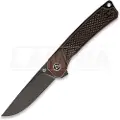 QSP Knife Osprey Linerlock Copper foldekniv, svart