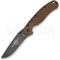 Ontario RAT-2 foldekniv, svart, brun