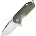 Kubey EDC Linerlock Green foldekniv