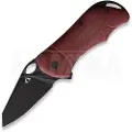 CMB Made Knives Hippo D2 foldekniv, rød