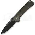 QSP Knife Hawk Black Copper foldekniv