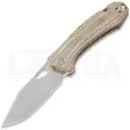 GiantMouse ACE Grand Natural Canvas Micarta foldekniv
