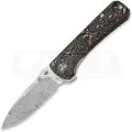 QSP Knife Hawk Linerlock Copper Foil CF foldekniv