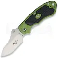 V Nives Stout Linerlock foldekniv, grønn