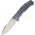 CH Knives Lightweight Modified Clip Point foldekniv, blå