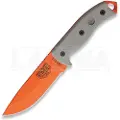 ESEE Model 5, orange/OD green, black kydex sheath