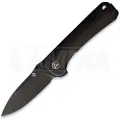 QSP Knife Hawk foldekniv, ebony, svart