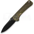 QSP Knife Hawk Black Brass foldekniv