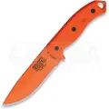 ESEE Model 5 overlevelseskniv, orange/orange G10, black kydex sheath