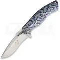V Nives Atmosphere Framelock foldekniv, blue/silver