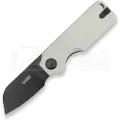 Kubey Boxer Linerlock Black Blade foldekniv, white