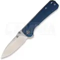QSP Knife Hawk Micarta foldekniv, blå
