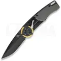 Mantis Gearhead Drop Point foldekniv, brass