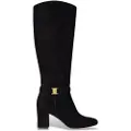 Ralph Lauren for woman. 802967843001 Mate Poly leather boots black (35), 5 to 8 cm, Zip, Casual