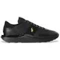 Ralph Lauren for man. 809952269001 Train 89 leather shoes black (46), Flat, Laces, Casual