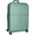 Pepe Jeans unisex. 768922B Highlight medium hard suitcase 70cm green (OSFA), Casual, ABS / Polycarbonate