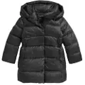 Ralph Lauren for girl. 312970094001 Long blue hooded down jacket with hood (5años=109/116cm), Casual, Sustainable, Recycled nylon, chil