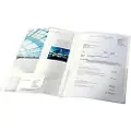 Esselte - Lommemappe - for A4 (210 x 297 mm) - kapasitet: 100 ark - krystall (en pakke 5)