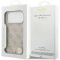GUESS Leather 4g Triangle Strass Magsafe Iphone 17 Pro Max Telefondeksel