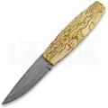 Nordic Knife Design Korpi 85 kniv, curly birch